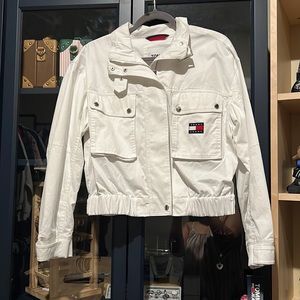 Tommy Jeans white jacket